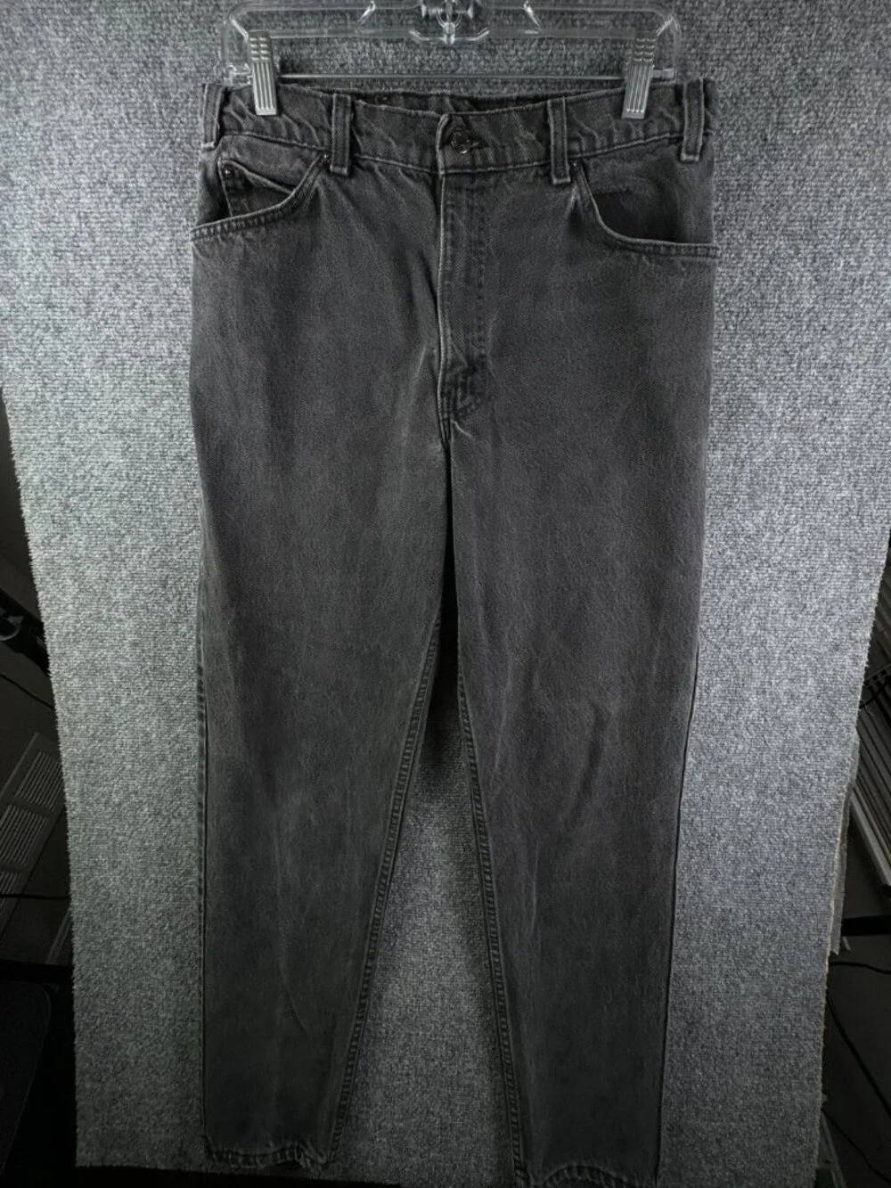 VTG Levi’s USA Made Charcoal Wash Denim Jeans Black Tab 40550-4159 ACTL 30x31
